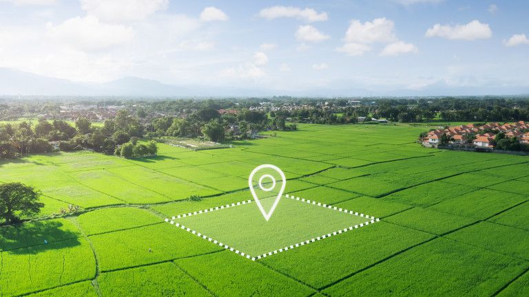 Premium villa plots near NH-44 Bangalore–Hyderabad highway — aerial plot view, Amirii Ventures