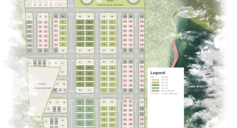 Plots for sale in Palasamudram — Magnolia master plan layout by Amirii Ventures