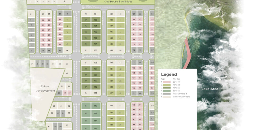 Plots for sale in Palasamudram — Magnolia master plan layout by Amirii Ventures