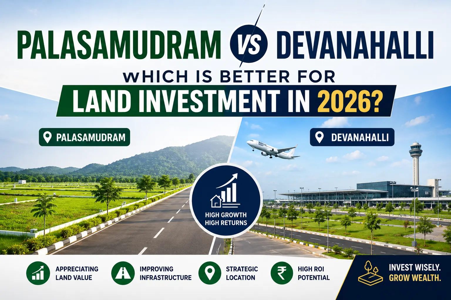 Palasamudram vs Devanahalli land investment comparison in 2026