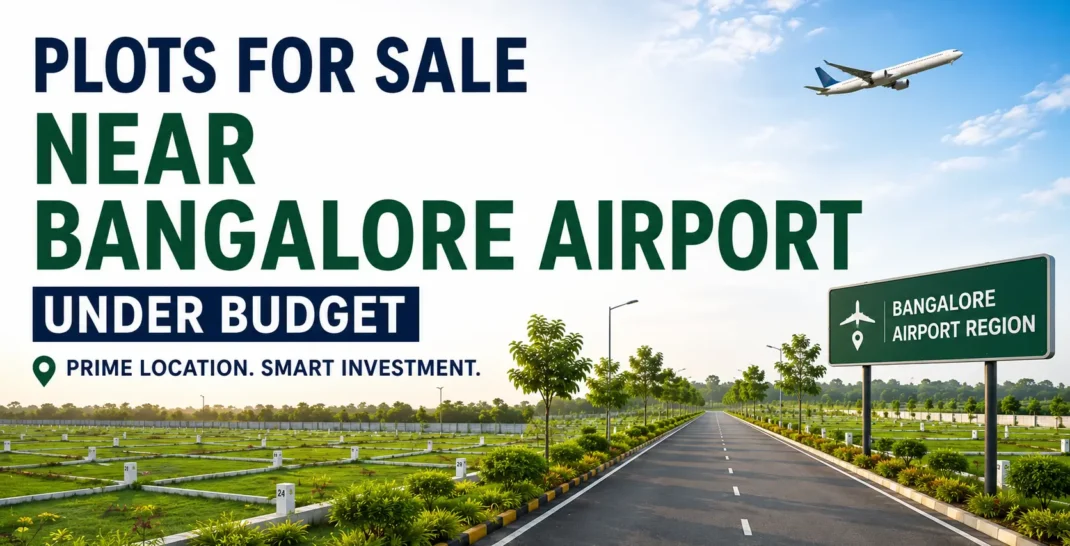 Plots for sale near Bangalore airport under budget - best locations to consider in 2026