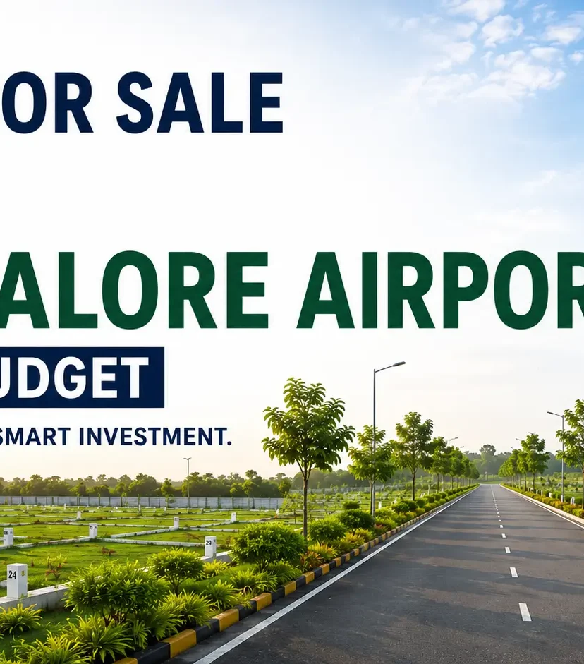 Plots for sale near Bangalore airport under budget - best locations to consider in 2026
