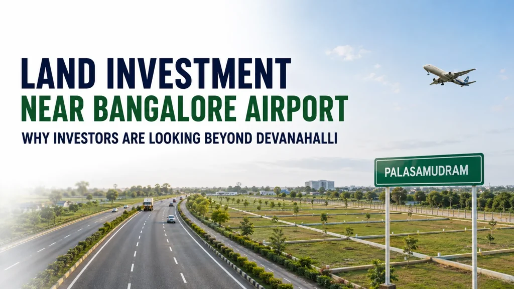 Land investment near Bangalore airport beyond Devanahalli — Amirii Ventures project site
