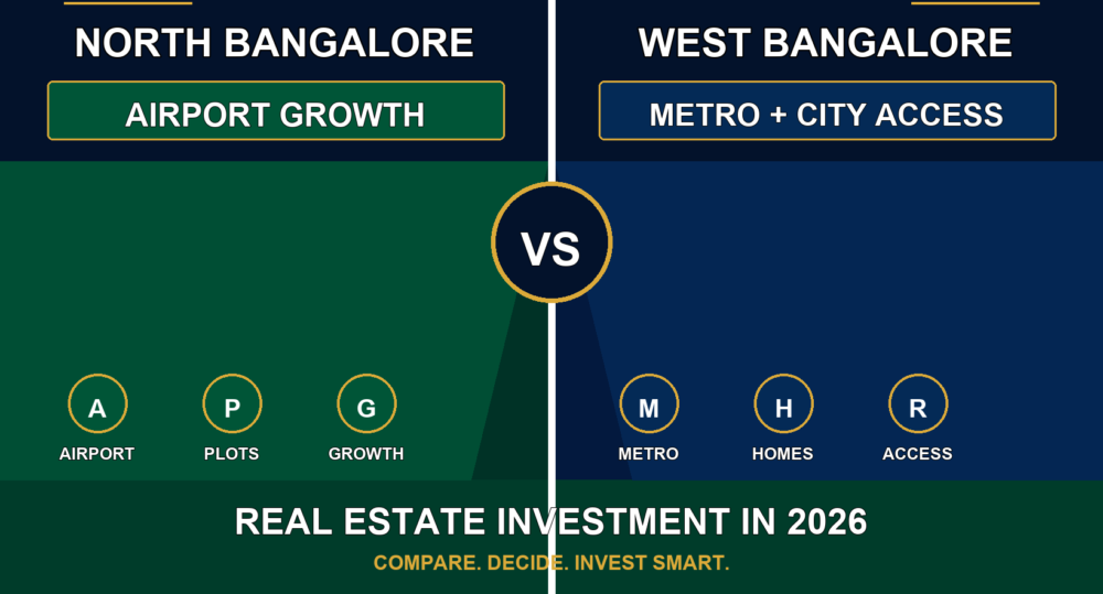 North Bangalore vs West Bangalore Real Estate Investment in 2026