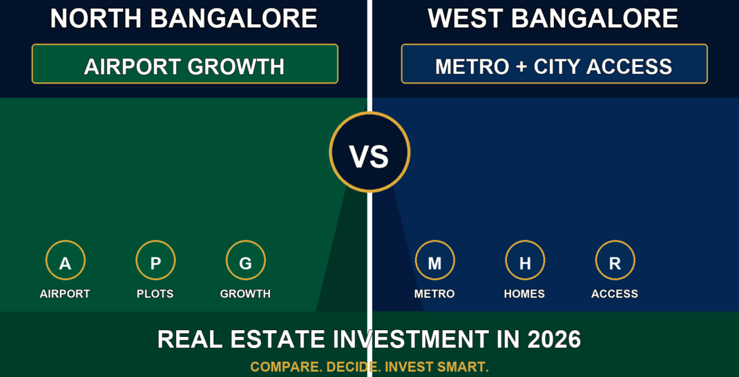 North Bangalore vs West Bangalore Real Estate Investment in 2026