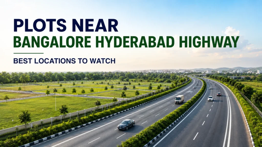 Plots near Bangalore Hyderabad highway NH-44 — best locations to watch, Amirii Ventures