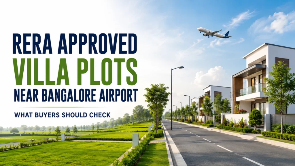 RERA approved villa plots near Bangalore airport — Amirii Ventures plotted development