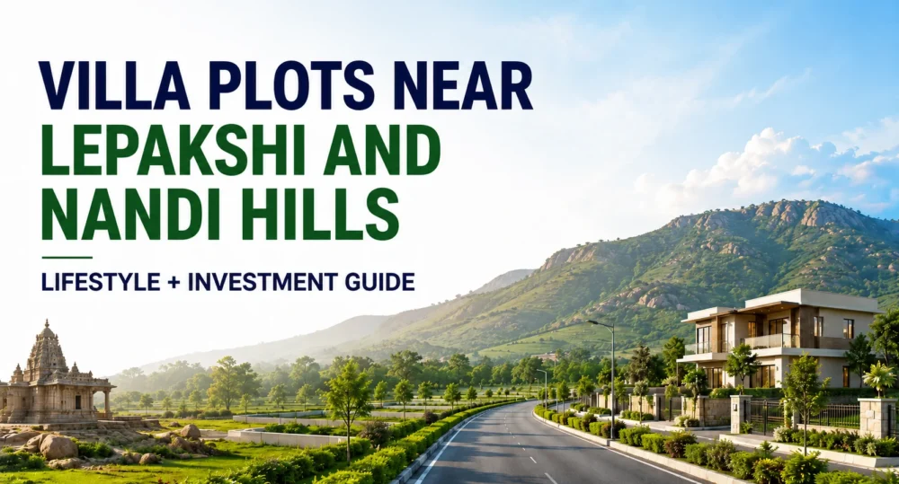 Villa plots near Lepakshi and Nandi Hills – lifestyle and investment