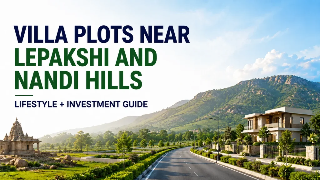 Villa plots near Lepakshi and Nandi Hills — lifestyle and investment, Amirii Ventures